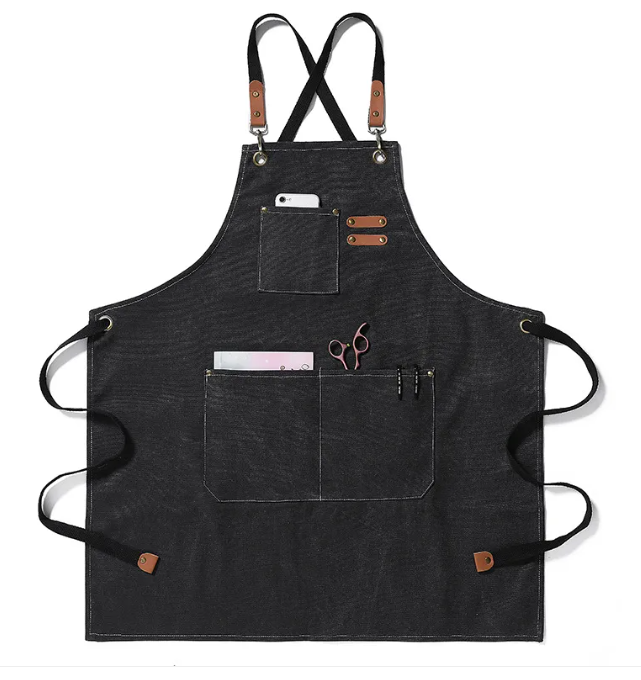 ProCanvas™ Heavy-Duty Barista & Chef Canvas Apron with Cross-Back Straps
