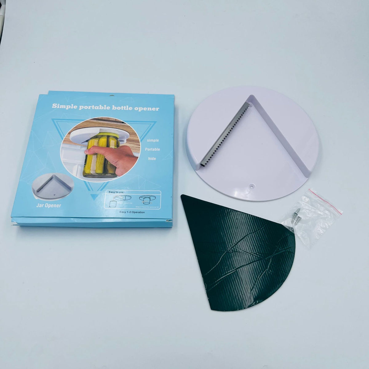 Under Cabinet Lid Jar Opener for Weak Hands and Seniors with Arthritis