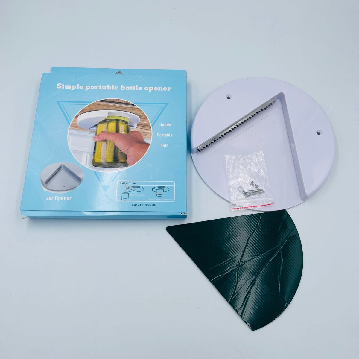 Under Cabinet Lid Jar Opener for Weak Hands and Seniors with Arthritis