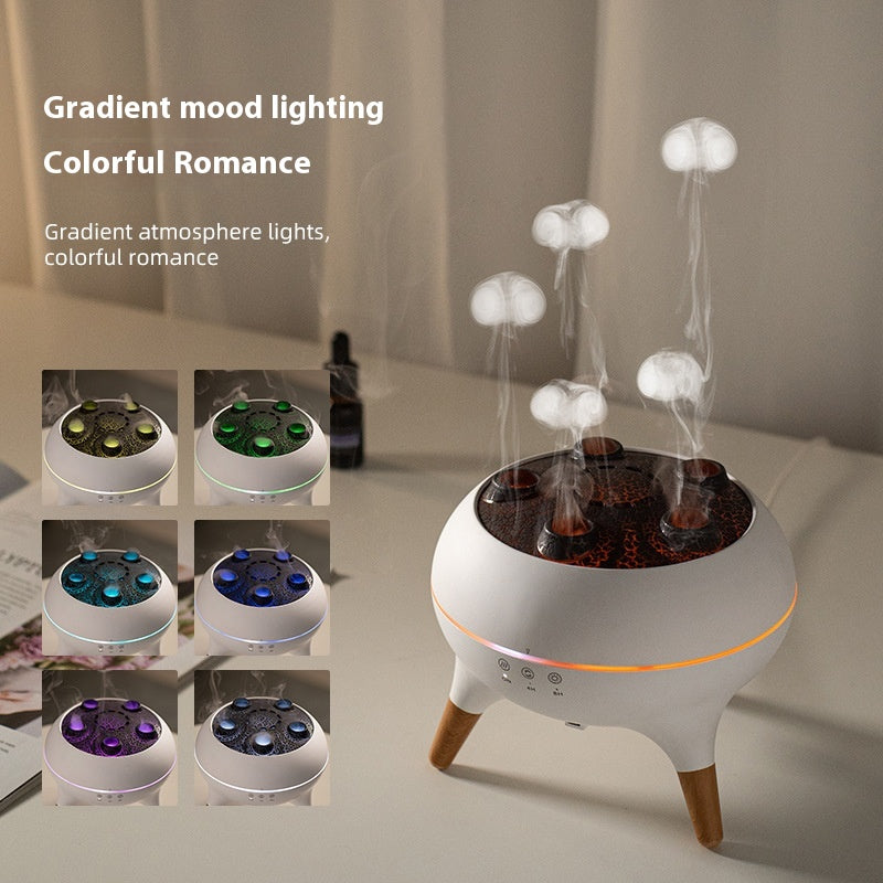 GlowXic Kinetic Jellyfish Mist Ultrasonic Humidifier & Aroma Diffuser