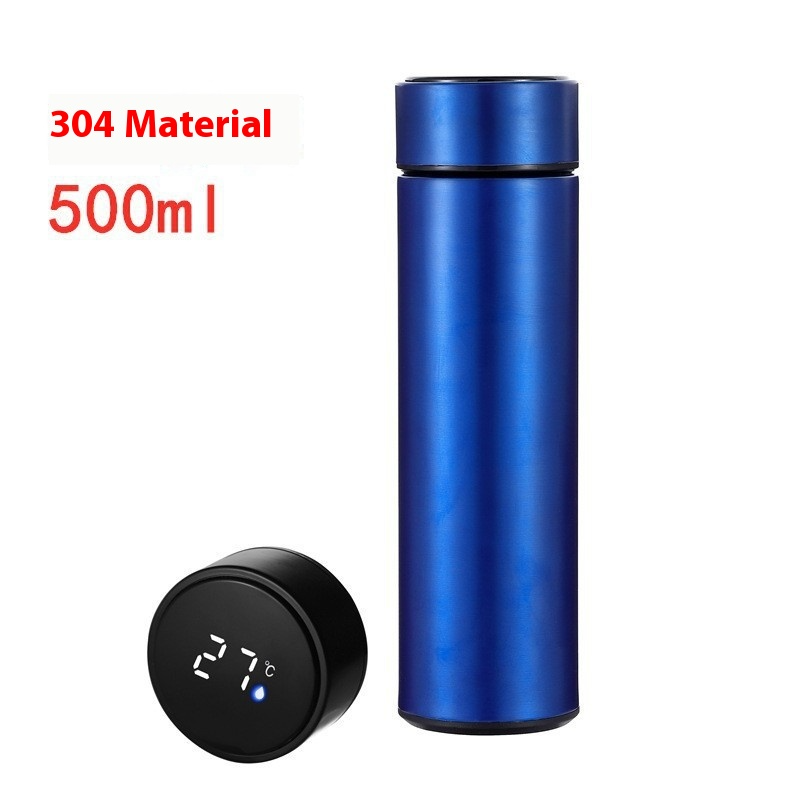 Smart LED Temperature Display Thermos Flask (500ml) – 304 Stainless Steel Vacuum Insulated Water Bottle