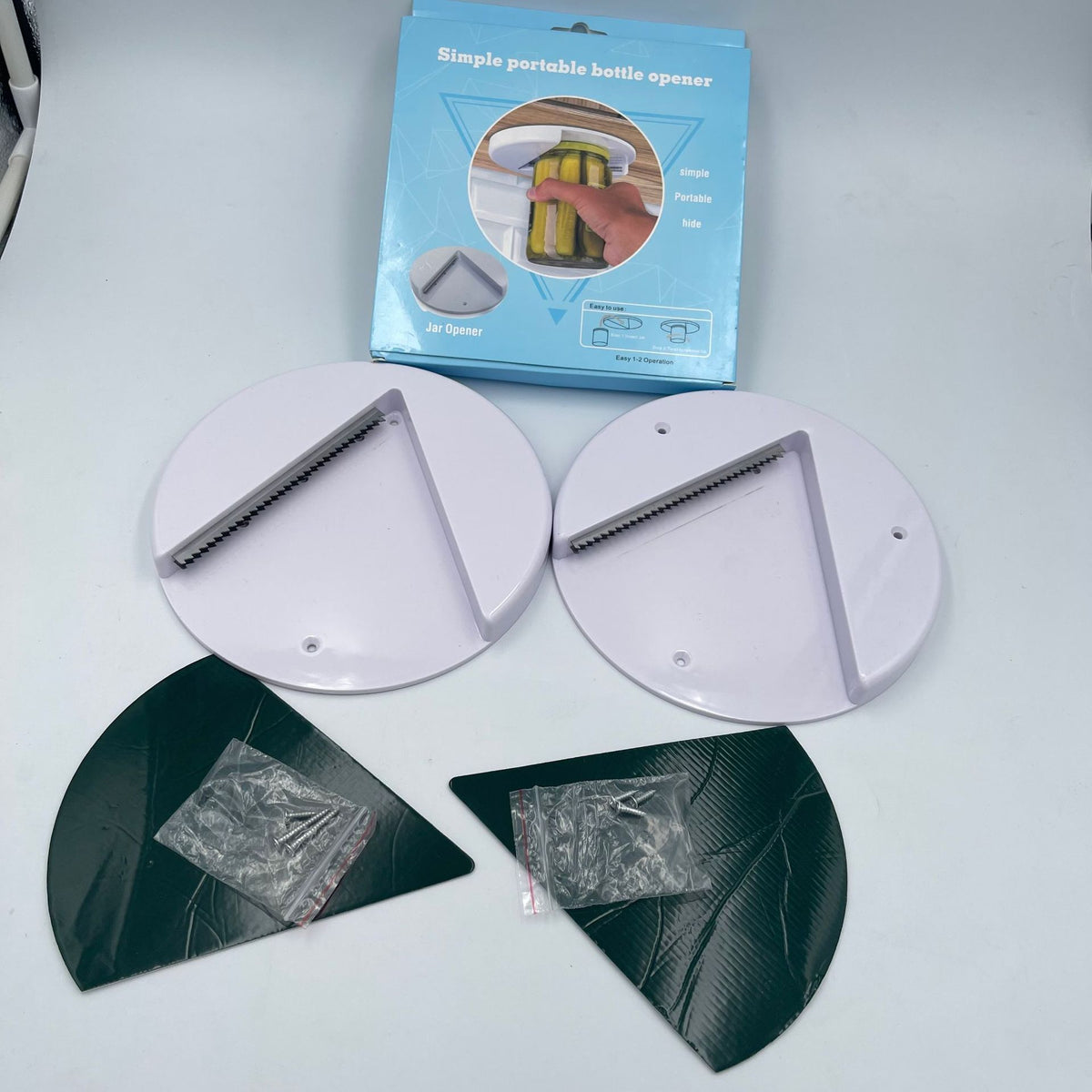 Under Cabinet Lid Jar Opener for Weak Hands and Seniors with Arthritis