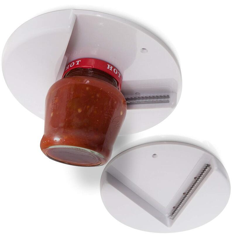 Under Cabinet Lid Jar Opener for Weak Hands and Seniors with Arthritis