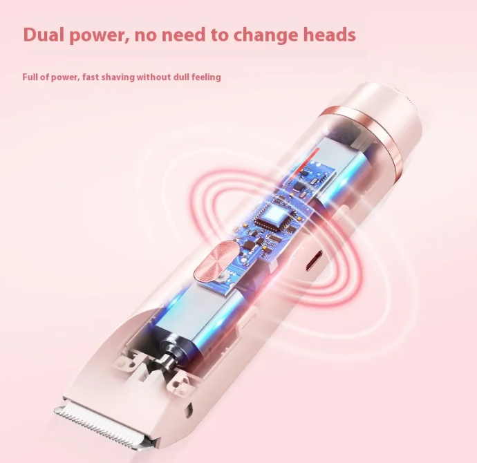 SilkSmooth™ 2-in-1 Waterproof Electric Bikini Trimmer & Body Shaver