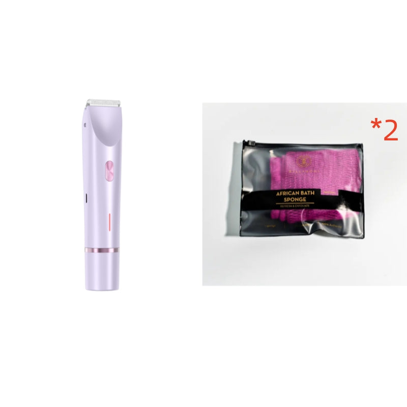 SilkSmooth™ 2-in-1 Waterproof Electric Bikini Trimmer & Body Shaver